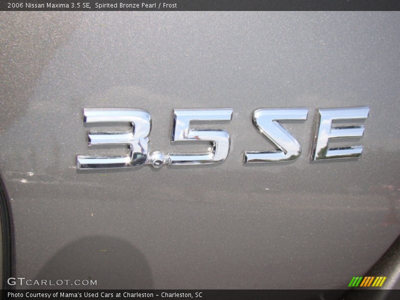 Spirited Bronze Pearl / Frost 2006 Nissan Maxima 3.5 SE