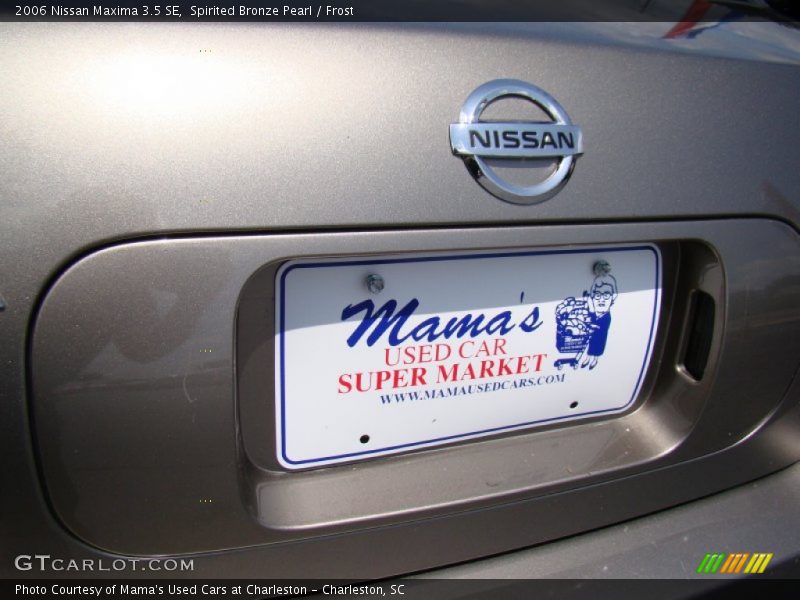 Spirited Bronze Pearl / Frost 2006 Nissan Maxima 3.5 SE