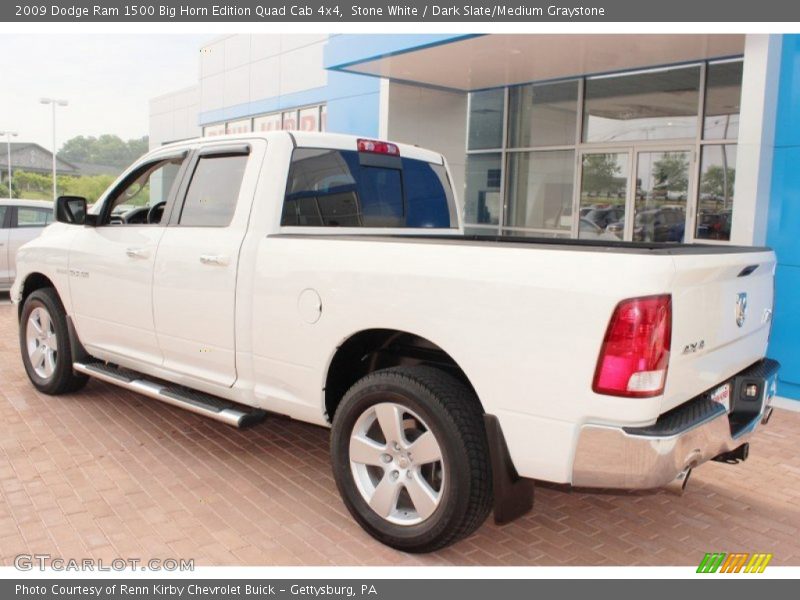 Stone White / Dark Slate/Medium Graystone 2009 Dodge Ram 1500 Big Horn Edition Quad Cab 4x4