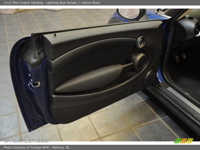 Lightning Blue Metallic / Carbon Black 2013 Mini Cooper Hardtop