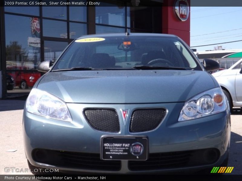 Silver Green Metallic / Ebony 2009 Pontiac G6 Sedan