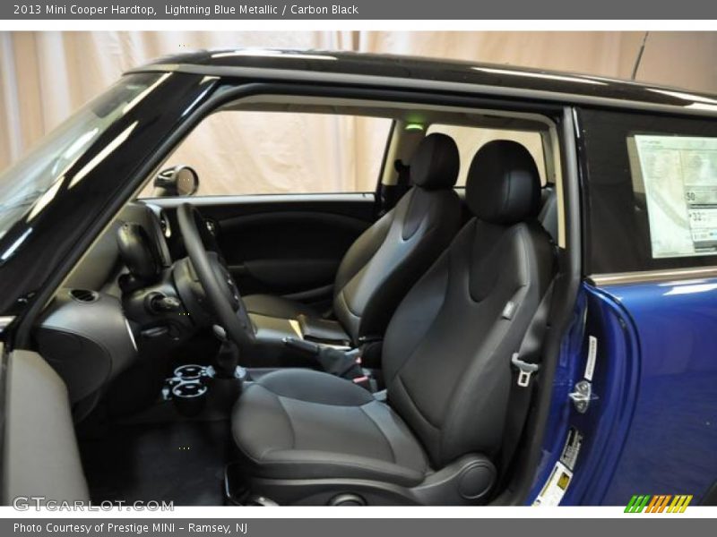 Lightning Blue Metallic / Carbon Black 2013 Mini Cooper Hardtop