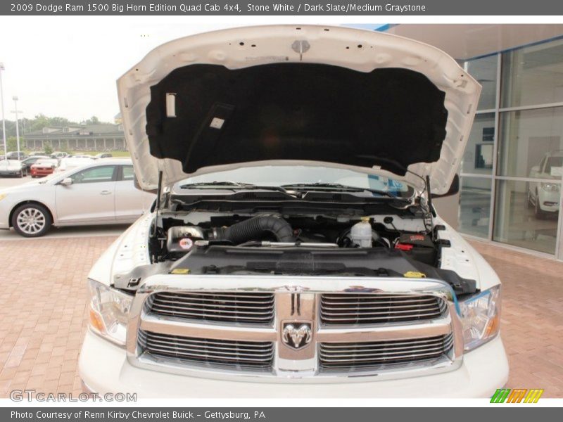 Stone White / Dark Slate/Medium Graystone 2009 Dodge Ram 1500 Big Horn Edition Quad Cab 4x4