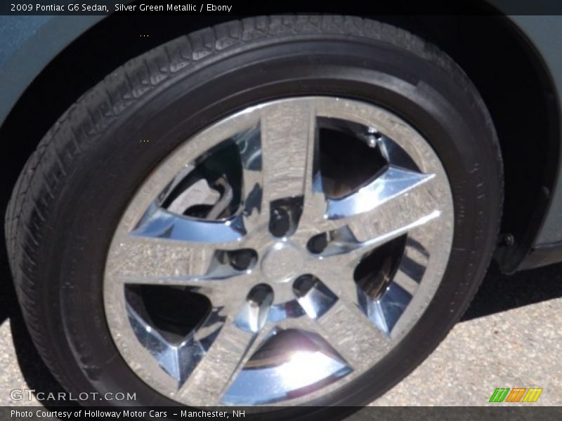 Silver Green Metallic / Ebony 2009 Pontiac G6 Sedan