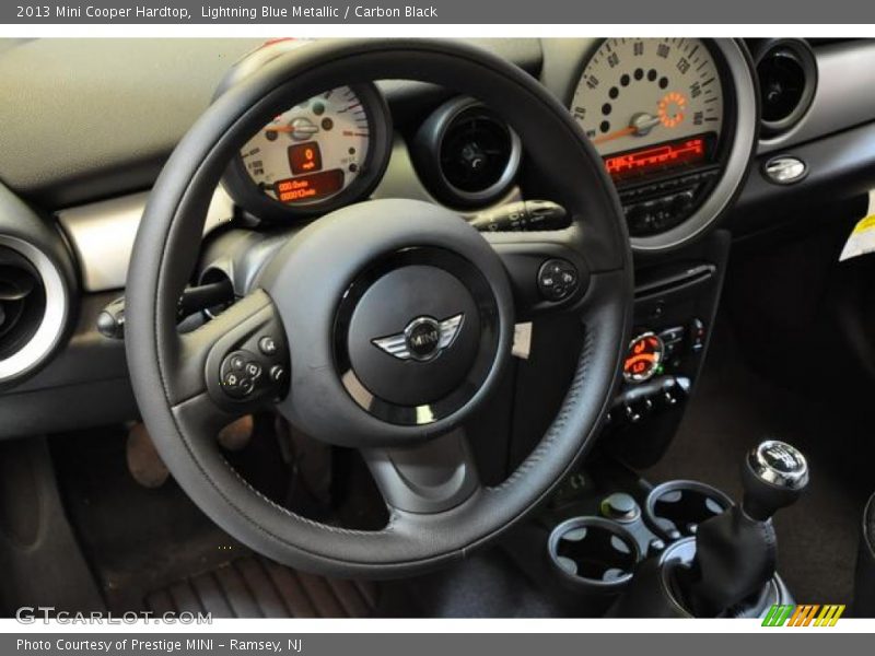 Lightning Blue Metallic / Carbon Black 2013 Mini Cooper Hardtop