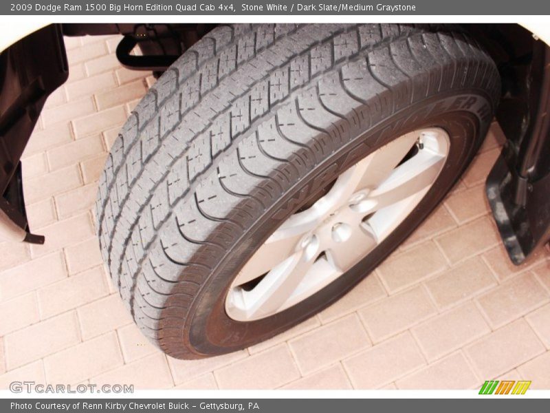 Stone White / Dark Slate/Medium Graystone 2009 Dodge Ram 1500 Big Horn Edition Quad Cab 4x4