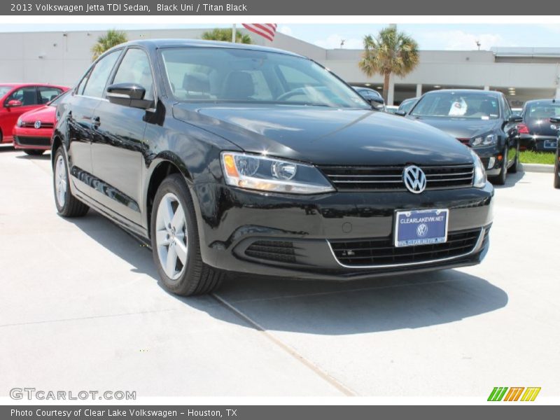 Black Uni / Titan Black 2013 Volkswagen Jetta TDI Sedan