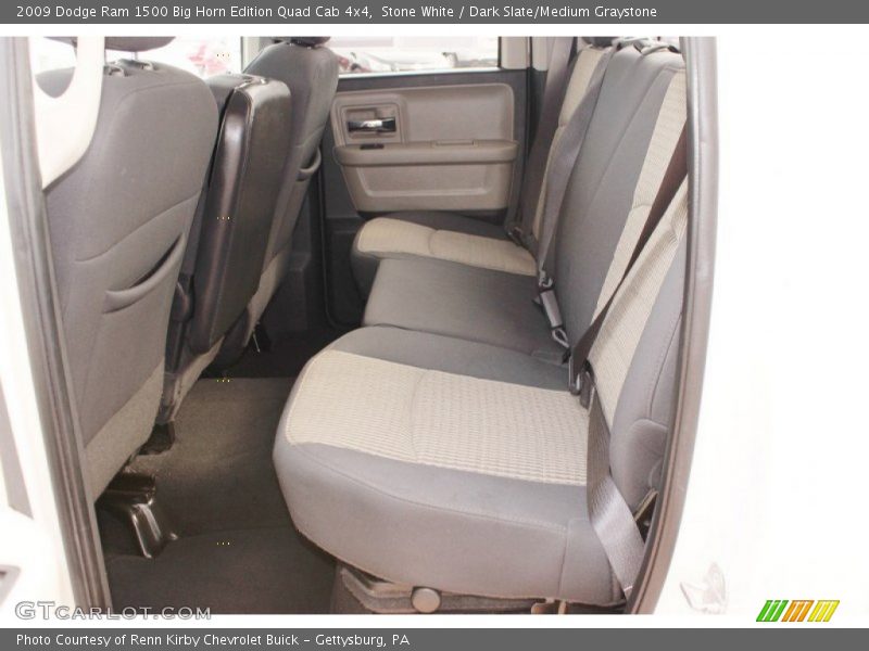 Stone White / Dark Slate/Medium Graystone 2009 Dodge Ram 1500 Big Horn Edition Quad Cab 4x4