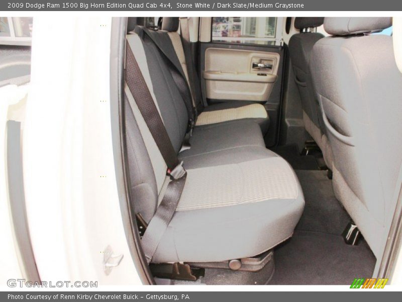 Stone White / Dark Slate/Medium Graystone 2009 Dodge Ram 1500 Big Horn Edition Quad Cab 4x4