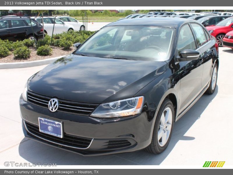Black Uni / Titan Black 2013 Volkswagen Jetta TDI Sedan