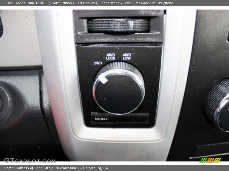 Stone White / Dark Slate/Medium Graystone 2009 Dodge Ram 1500 Big Horn Edition Quad Cab 4x4