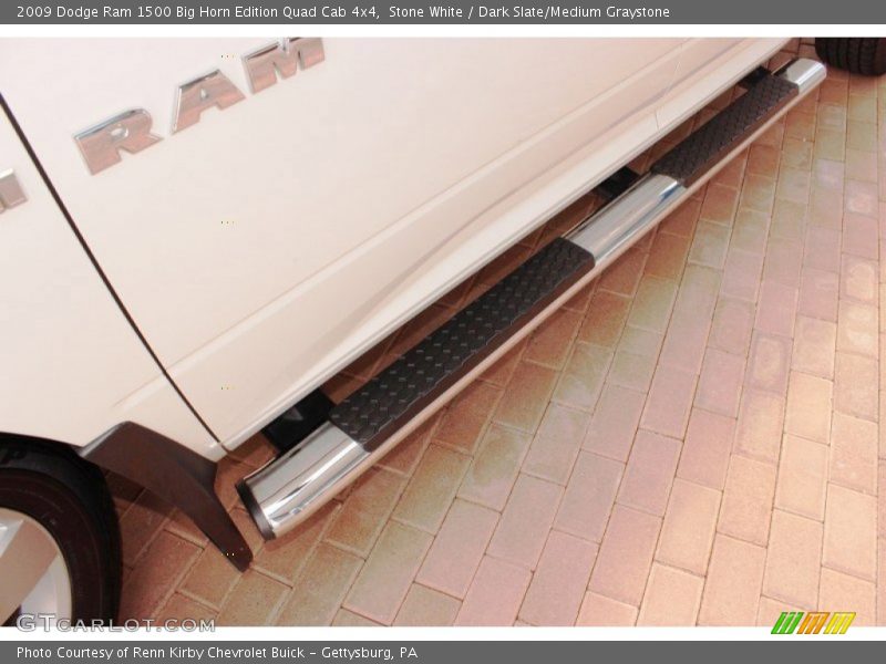 Stone White / Dark Slate/Medium Graystone 2009 Dodge Ram 1500 Big Horn Edition Quad Cab 4x4