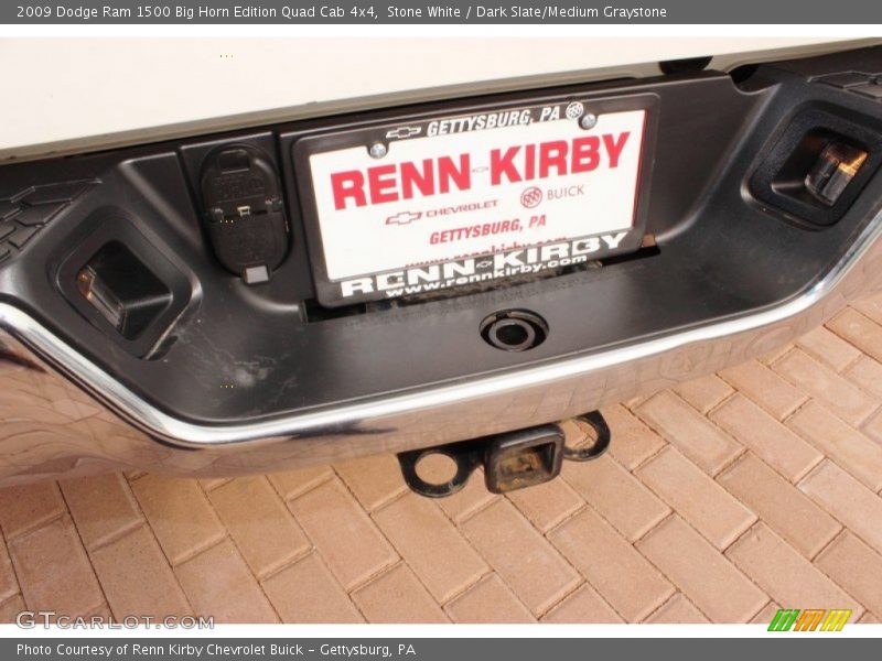 Stone White / Dark Slate/Medium Graystone 2009 Dodge Ram 1500 Big Horn Edition Quad Cab 4x4