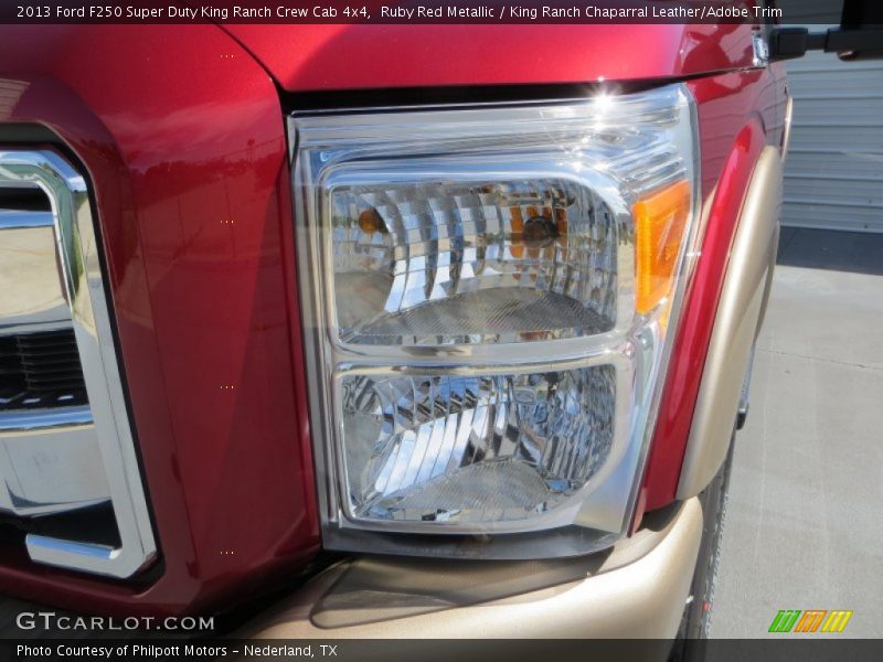 Ruby Red Metallic / King Ranch Chaparral Leather/Adobe Trim 2013 Ford F250 Super Duty King Ranch Crew Cab 4x4