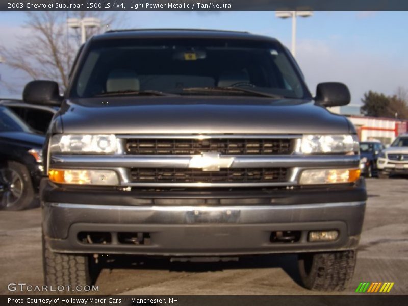Light Pewter Metallic / Tan/Neutral 2003 Chevrolet Suburban 1500 LS 4x4