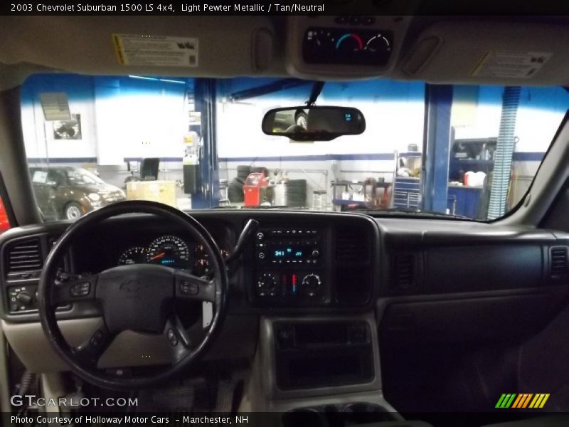 Light Pewter Metallic / Tan/Neutral 2003 Chevrolet Suburban 1500 LS 4x4