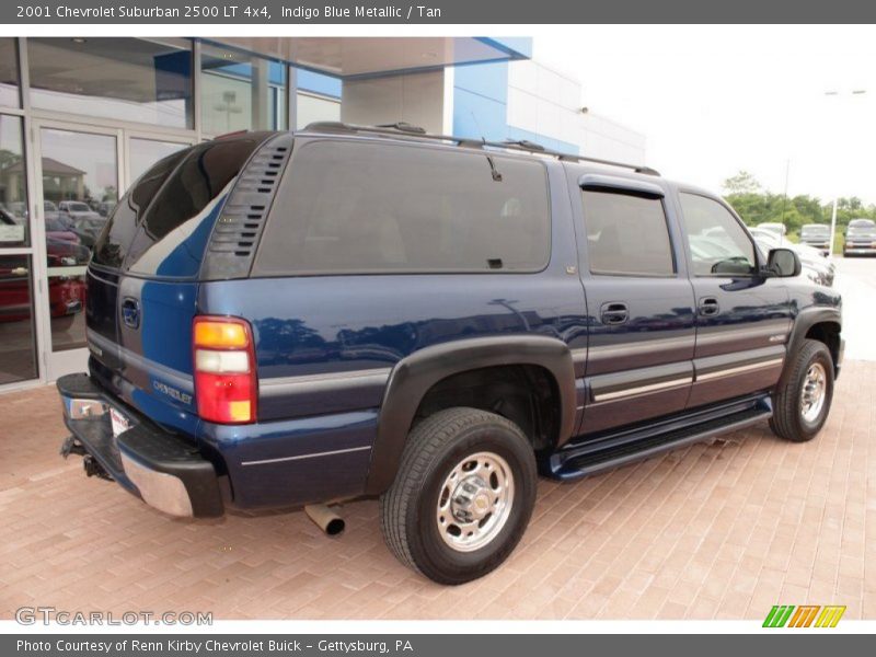 Indigo Blue Metallic / Tan 2001 Chevrolet Suburban 2500 LT 4x4
