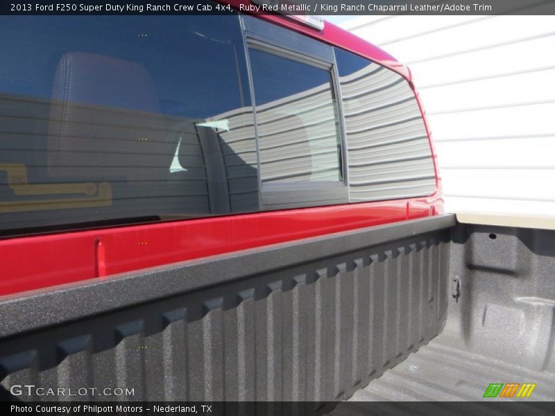Ruby Red Metallic / King Ranch Chaparral Leather/Adobe Trim 2013 Ford F250 Super Duty King Ranch Crew Cab 4x4