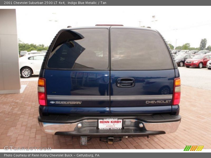 Indigo Blue Metallic / Tan 2001 Chevrolet Suburban 2500 LT 4x4
