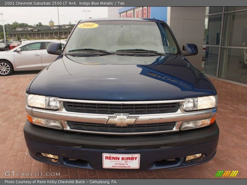 Indigo Blue Metallic / Tan 2001 Chevrolet Suburban 2500 LT 4x4