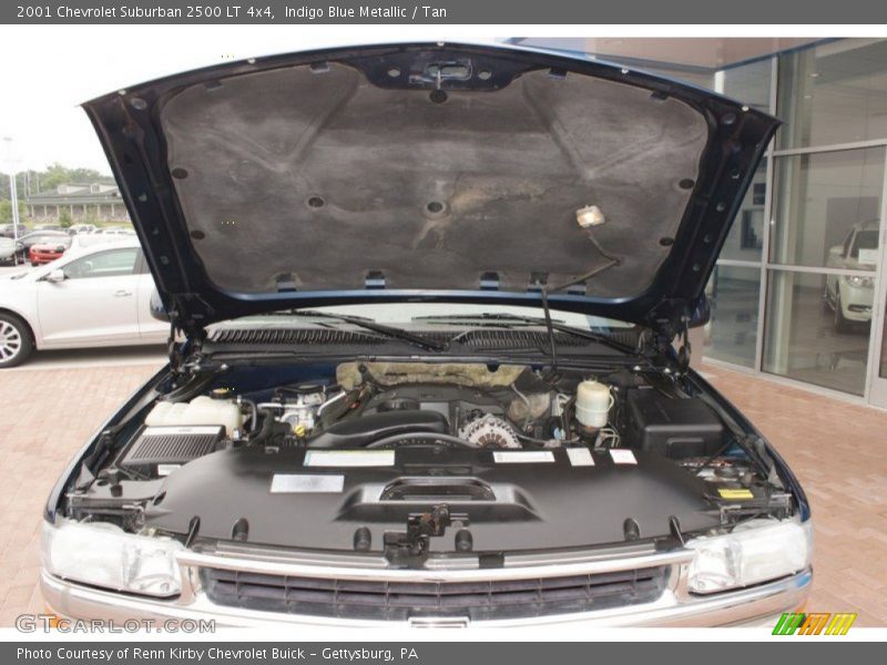 Indigo Blue Metallic / Tan 2001 Chevrolet Suburban 2500 LT 4x4