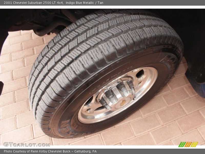 Indigo Blue Metallic / Tan 2001 Chevrolet Suburban 2500 LT 4x4