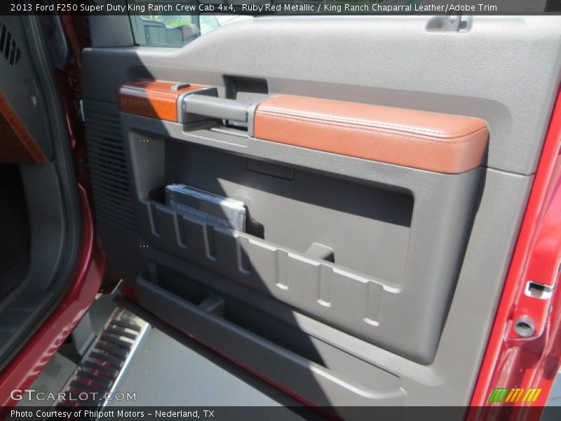 Ruby Red Metallic / King Ranch Chaparral Leather/Adobe Trim 2013 Ford F250 Super Duty King Ranch Crew Cab 4x4