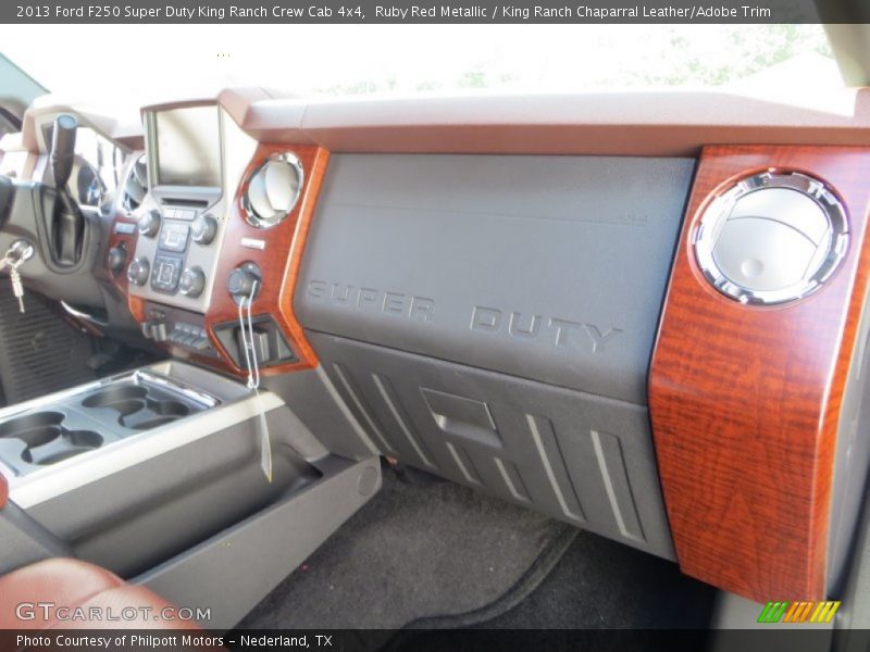 Ruby Red Metallic / King Ranch Chaparral Leather/Adobe Trim 2013 Ford F250 Super Duty King Ranch Crew Cab 4x4
