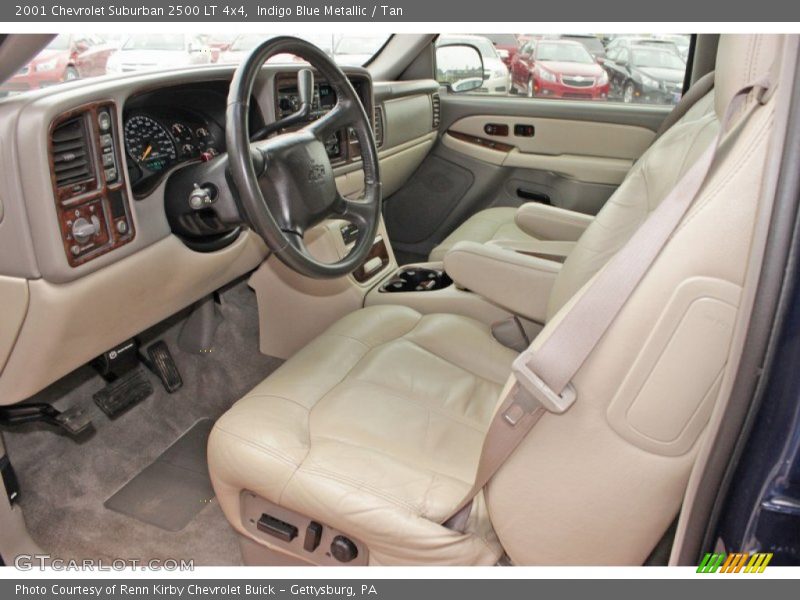 Tan Interior - 2001 Suburban 2500 LT 4x4 