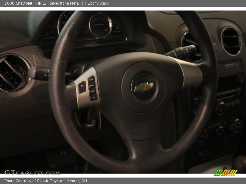 Silverstone Metallic / Ebony Black 2008 Chevrolet HHR LS