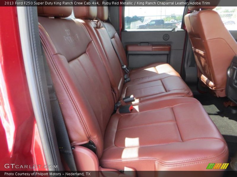 Ruby Red Metallic / King Ranch Chaparral Leather/Adobe Trim 2013 Ford F250 Super Duty King Ranch Crew Cab 4x4