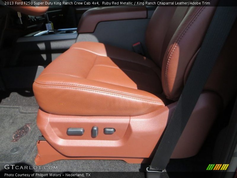 Ruby Red Metallic / King Ranch Chaparral Leather/Adobe Trim 2013 Ford F250 Super Duty King Ranch Crew Cab 4x4