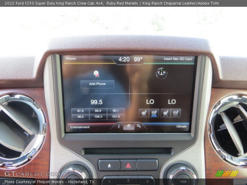 Ruby Red Metallic / King Ranch Chaparral Leather/Adobe Trim 2013 Ford F250 Super Duty King Ranch Crew Cab 4x4