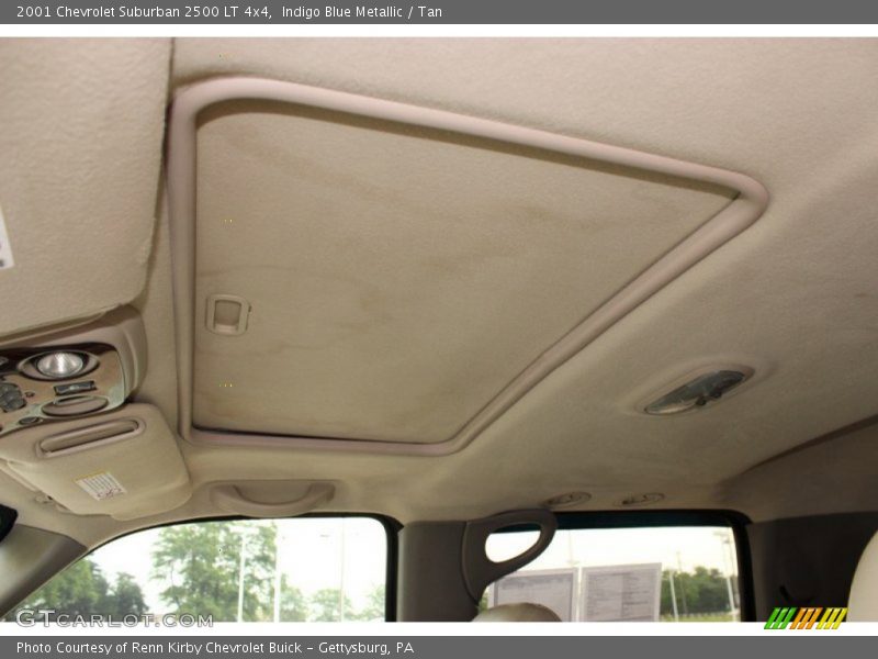 Sunroof of 2001 Suburban 2500 LT 4x4