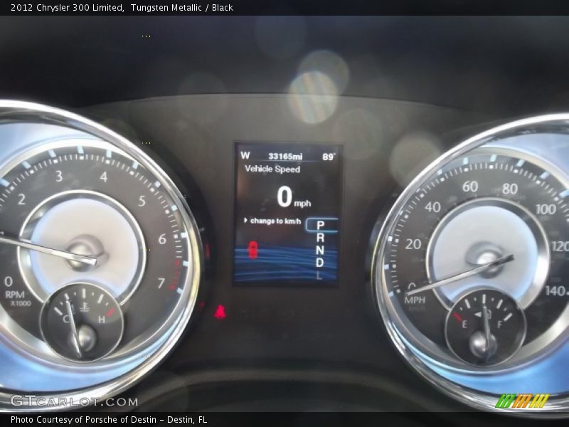 Tungsten Metallic / Black 2012 Chrysler 300 Limited