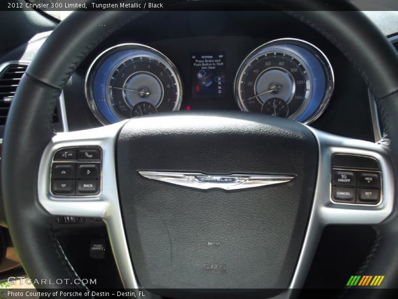Tungsten Metallic / Black 2012 Chrysler 300 Limited
