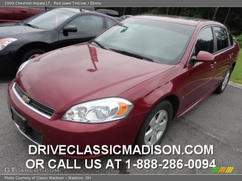 Red Jewel Tintcoat / Ebony 2009 Chevrolet Impala LT