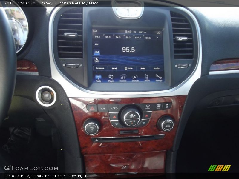 Tungsten Metallic / Black 2012 Chrysler 300 Limited