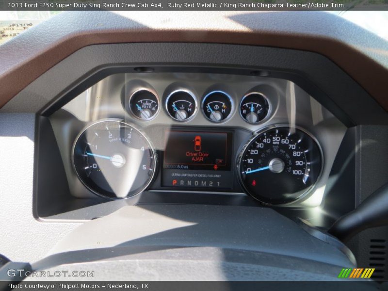 Ruby Red Metallic / King Ranch Chaparral Leather/Adobe Trim 2013 Ford F250 Super Duty King Ranch Crew Cab 4x4