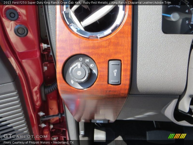 Ruby Red Metallic / King Ranch Chaparral Leather/Adobe Trim 2013 Ford F250 Super Duty King Ranch Crew Cab 4x4