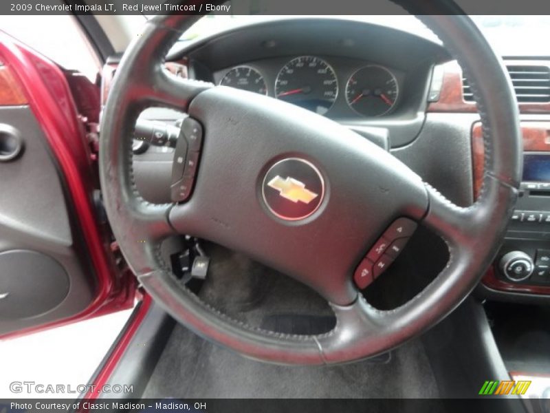 Red Jewel Tintcoat / Ebony 2009 Chevrolet Impala LT