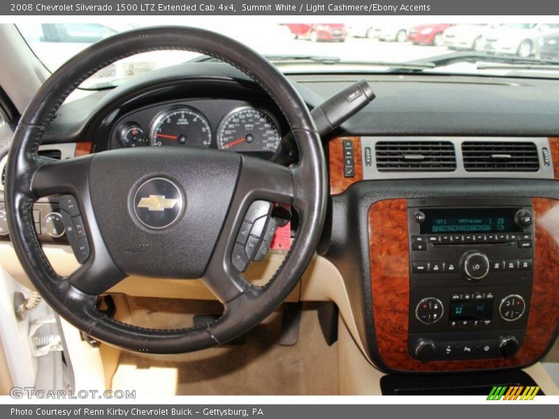 Dashboard of 2008 Silverado 1500 LTZ Extended Cab 4x4