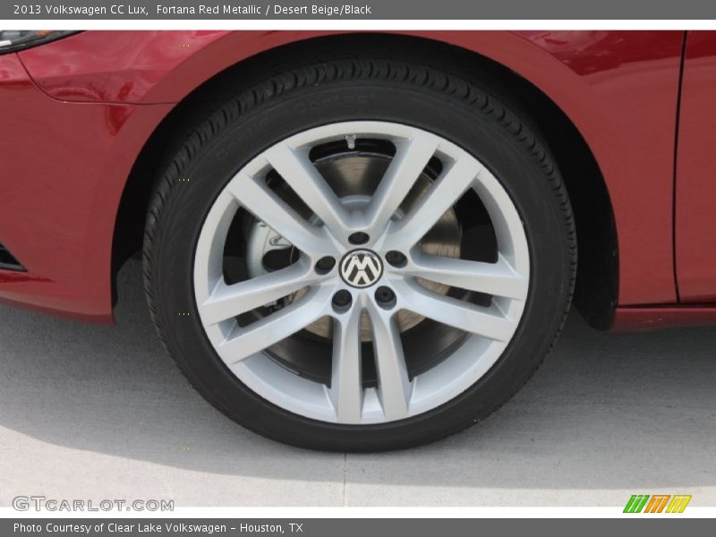 Fortana Red Metallic / Desert Beige/Black 2013 Volkswagen CC Lux