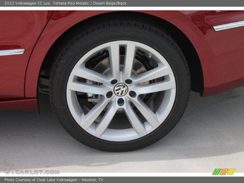 Fortana Red Metallic / Desert Beige/Black 2013 Volkswagen CC Lux