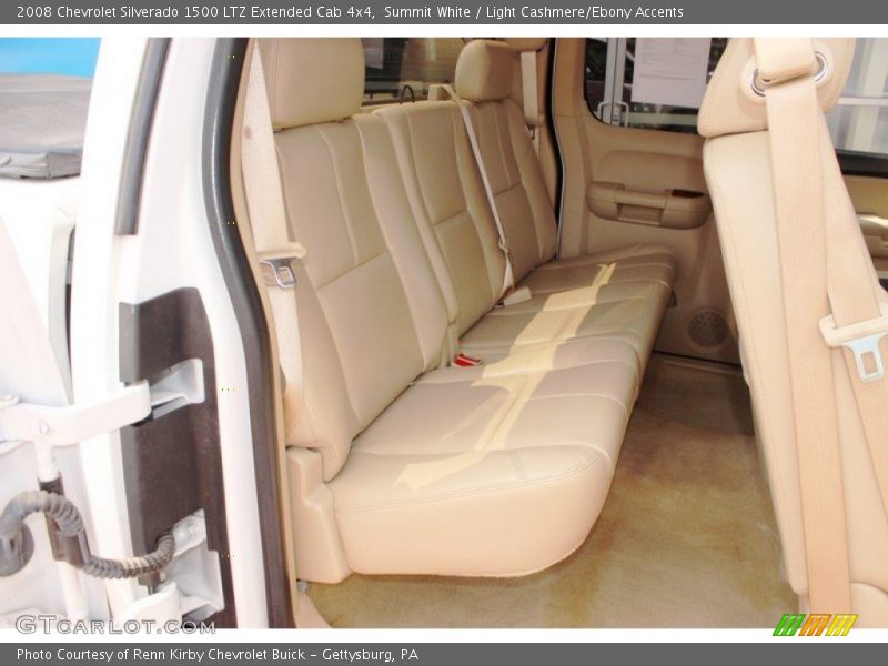 Summit White / Light Cashmere/Ebony Accents 2008 Chevrolet Silverado 1500 LTZ Extended Cab 4x4