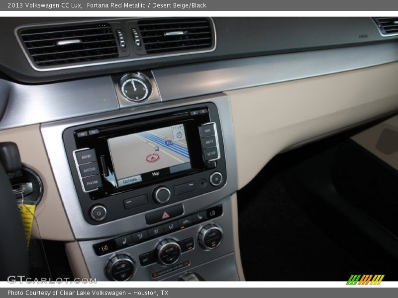 Fortana Red Metallic / Desert Beige/Black 2013 Volkswagen CC Lux