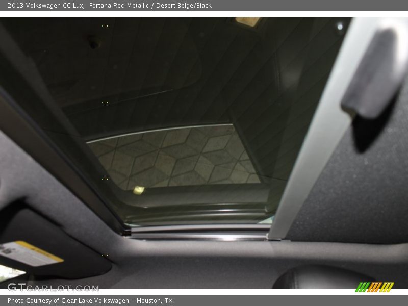 Fortana Red Metallic / Desert Beige/Black 2013 Volkswagen CC Lux