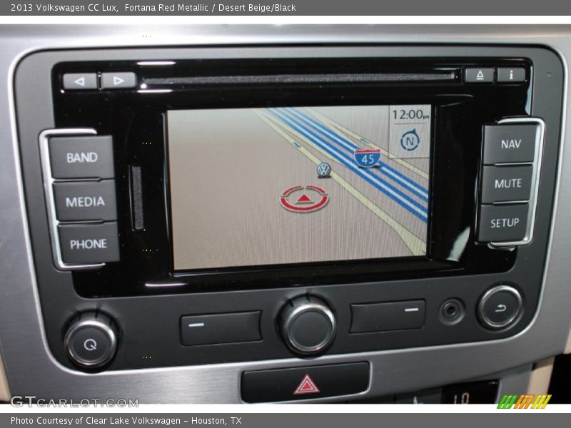 Fortana Red Metallic / Desert Beige/Black 2013 Volkswagen CC Lux