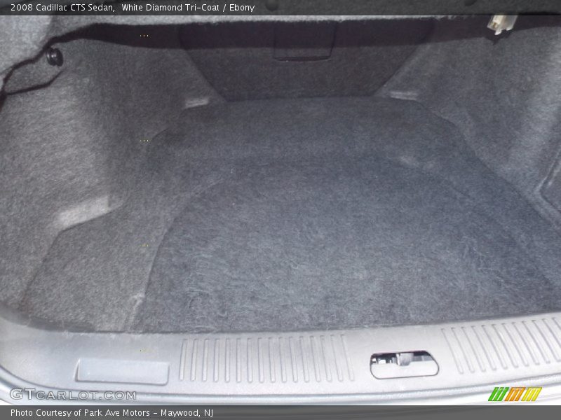 White Diamond Tri-Coat / Ebony 2008 Cadillac CTS Sedan
