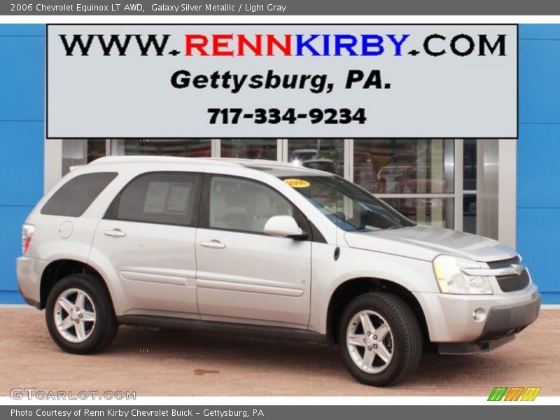 Galaxy Silver Metallic / Light Gray 2006 Chevrolet Equinox LT AWD